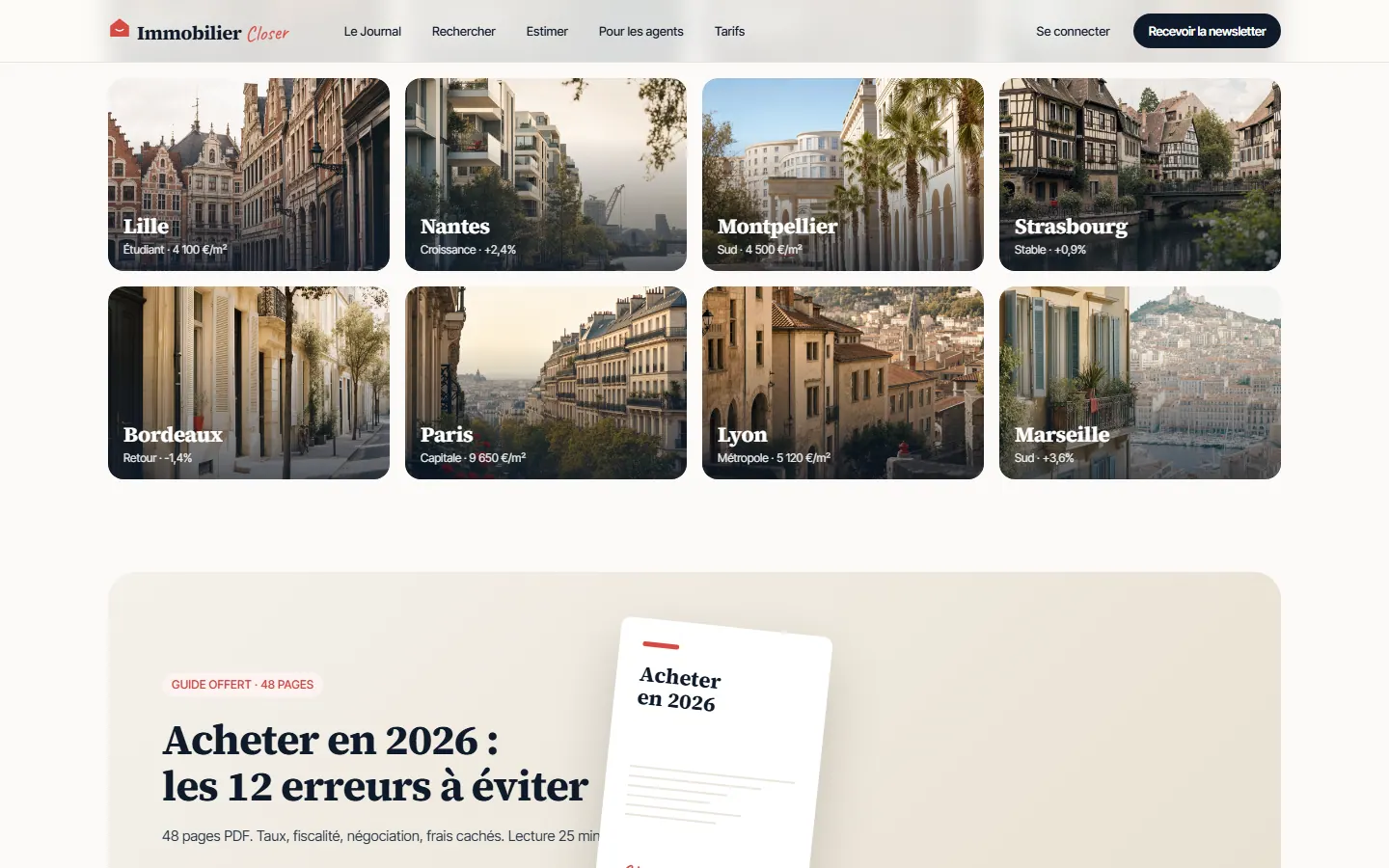 Immobilier Closer — En profondeur