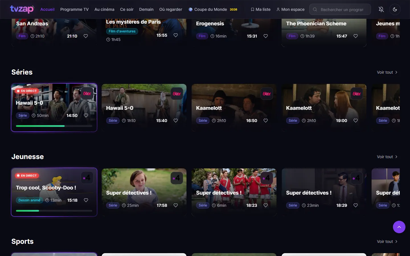 TVZap — En profondeur